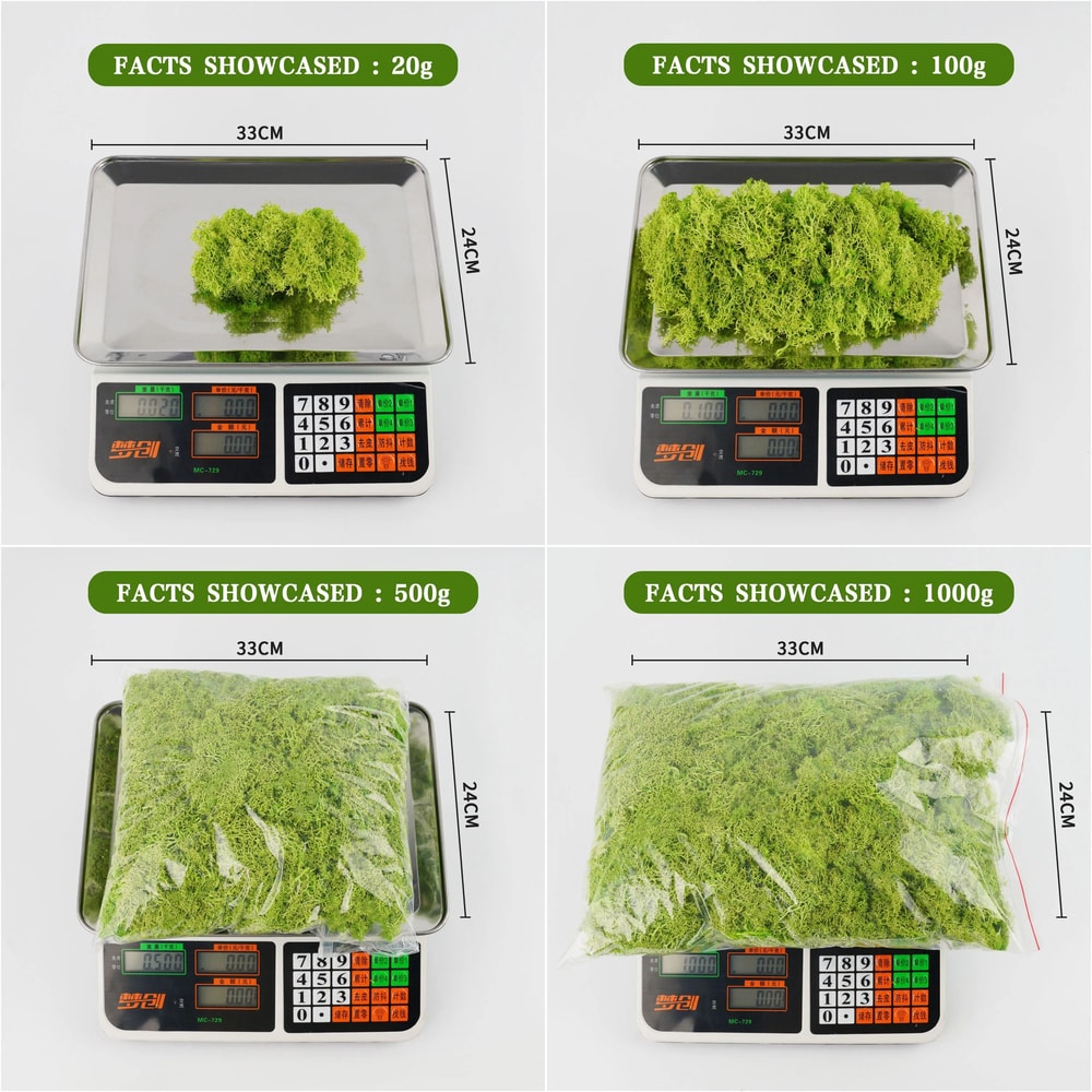 Artificial Moss Grass Mini Landscape Decor For DIY Crafts And Home Styling 12