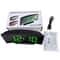 LED Digital Alarm Clock Large Display Bedside Clock With Temperature And Calendar 1