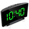 LED Digital Alarm Clock Large Display Bedside Clock With Temperature And Calendar 0