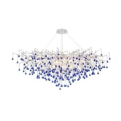 luxury modern branch crystal chandelier teardrop ceiling light for dining and living room
