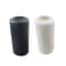Modern Striped Decorative Flower Vase Ceramic Look Small Floral Display 0