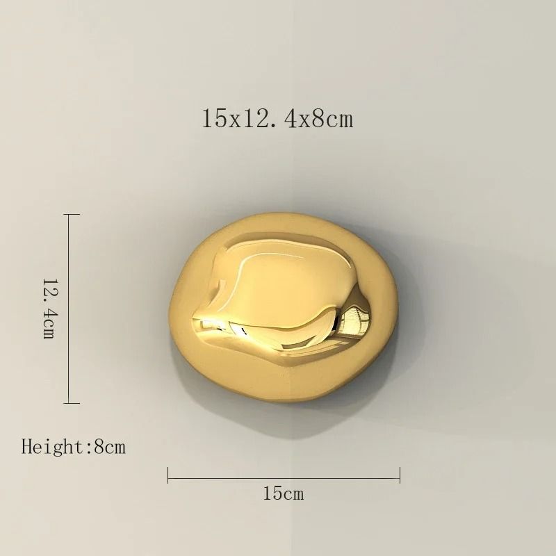 Modern 3D Stone Wall Hanging Decor Simulation Pendant For Living Room 2