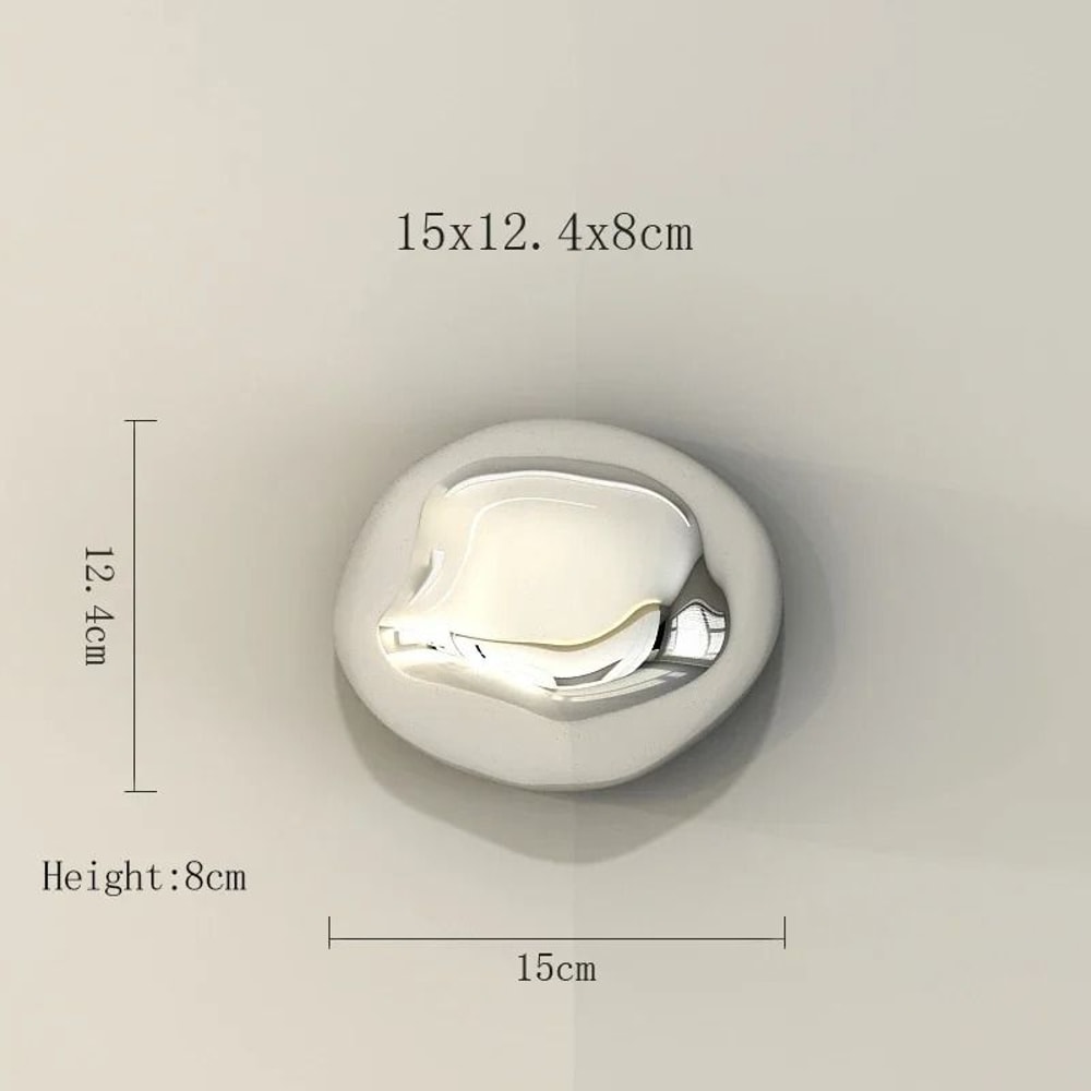 Modern 3D Stone Wall Hanging Decor Simulation Pendant For Living Room 6