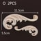 Wood Carving Onlays Corner Appliques Decorative Trim For Furniture 2