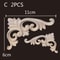Wood Carving Onlays Corner Appliques Decorative Trim For Furniture 18