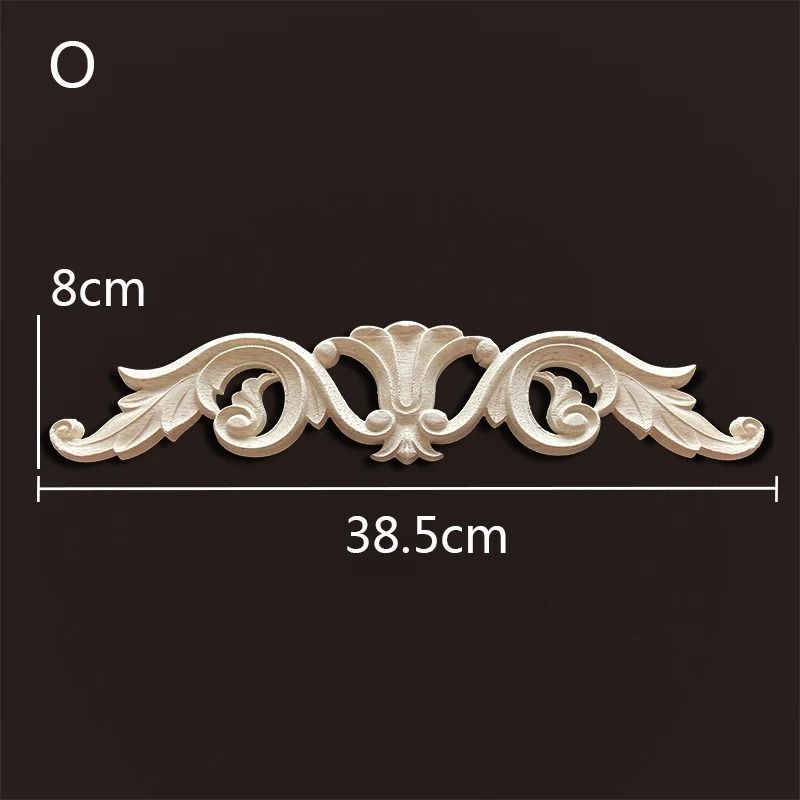 Decorative Wood Appliques Carved Onlays Trim For Furniture And Wall Decor 5