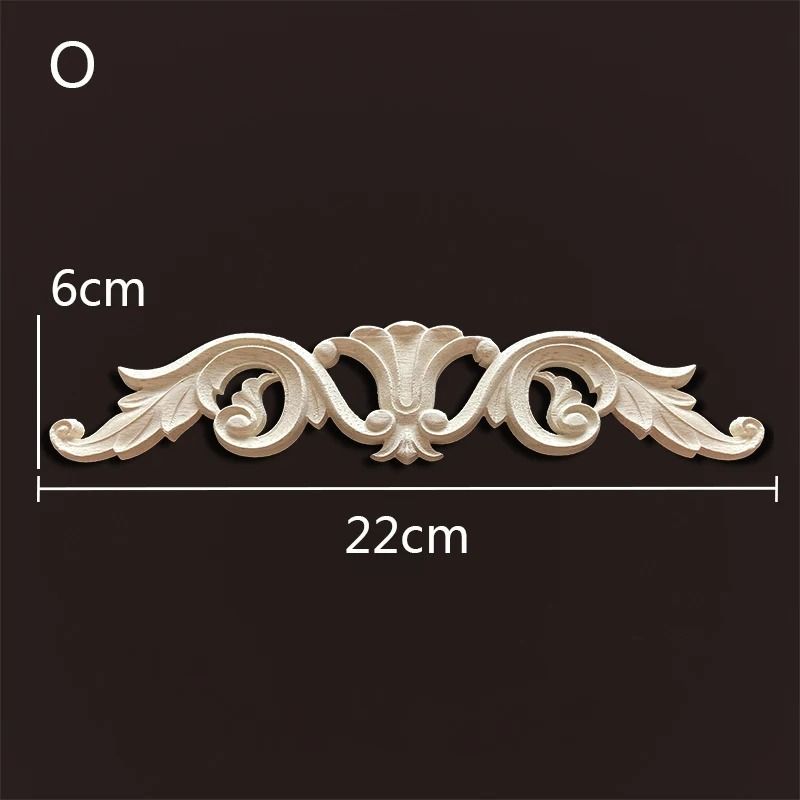 Decorative Wood Appliques Carved Onlays Trim For Furniture And Wall Decor 6