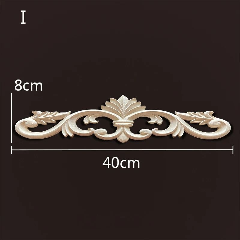 Decorative Wood Appliques Carved Onlays Trim For Furniture And Wall Decor 17