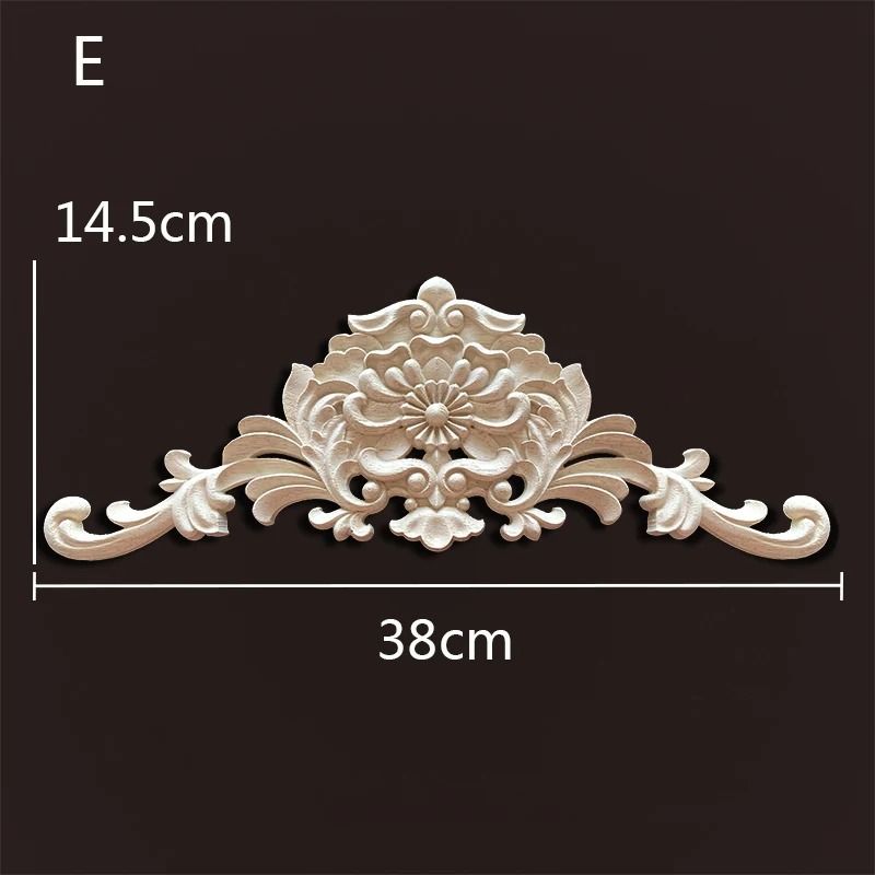 Decorative Wood Appliques Carved Onlays Trim For Furniture And Wall Decor 20