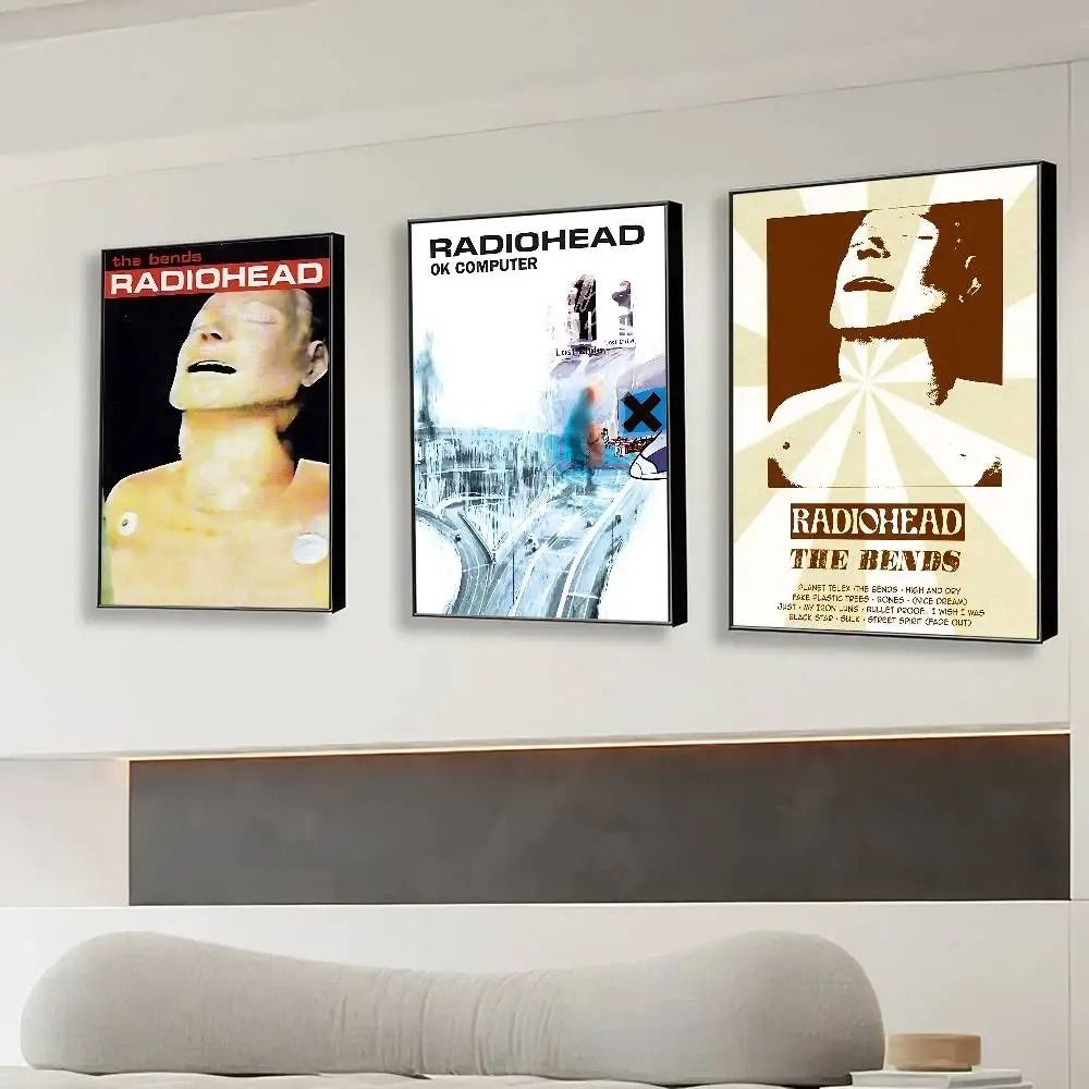 Vintage Radiohead Rock Band Poster Retro Music Wall Art Decor 19