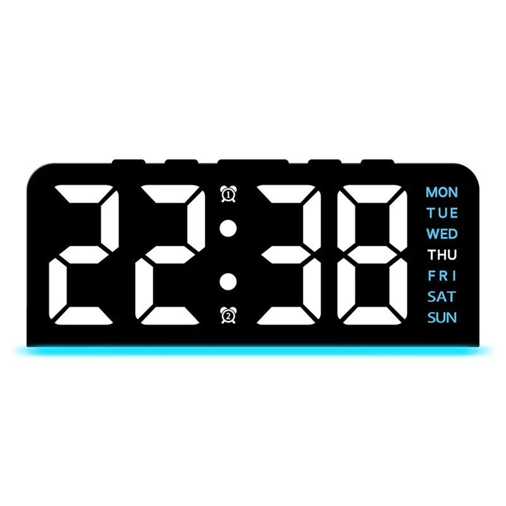 Digital LED Alarm Clock With Dual Alarm Snooze And Date Display 3