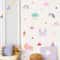 Watercolor Unicorn Wall Stickers Rainbow Kids Room Nursery Wall Decor 5