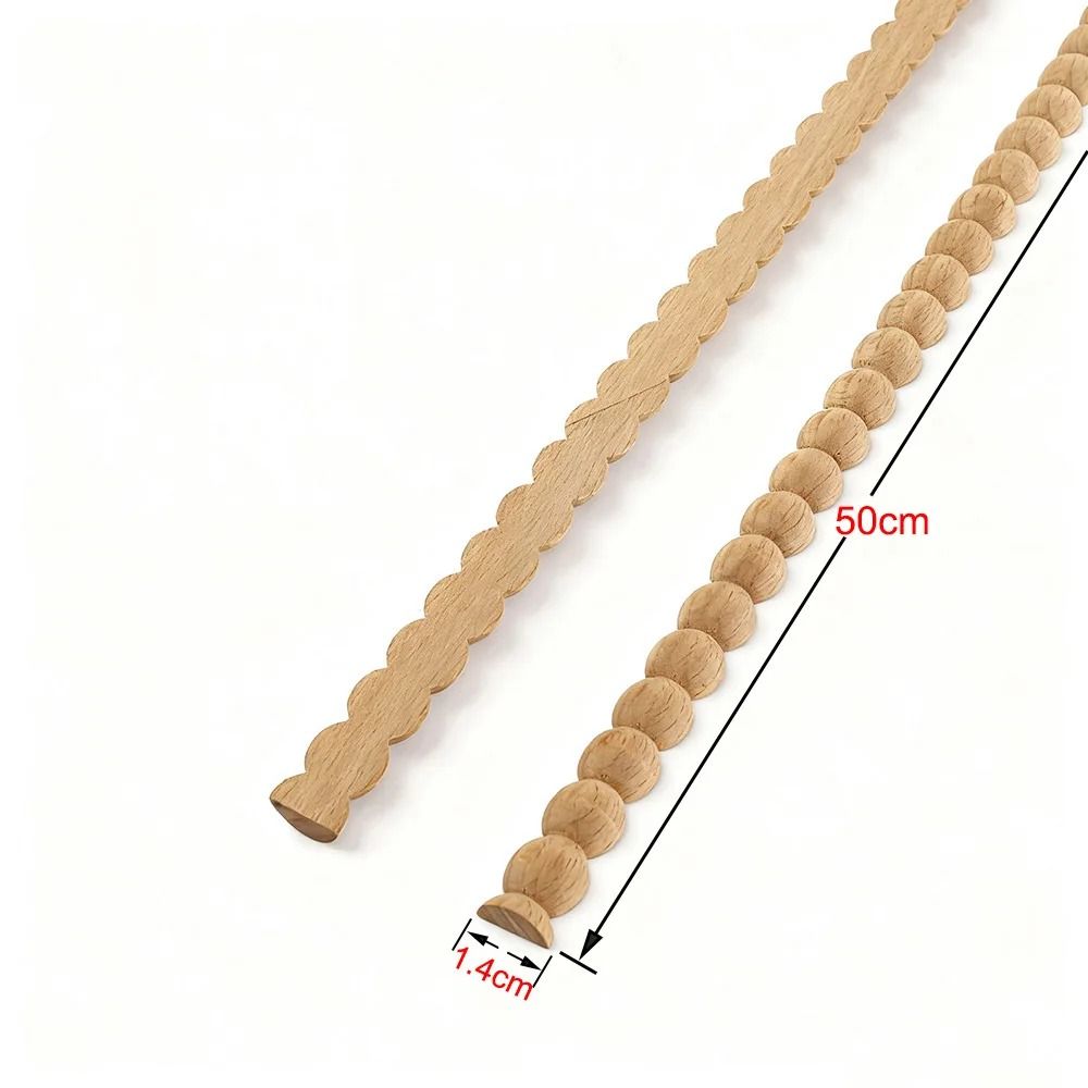 Exquisite Wood Carved Applique Decorative Furniture Trim Onlay 22