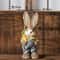 Straw Woven Bunny Decoration Easter Rabbit Garden And Home Ornament 14