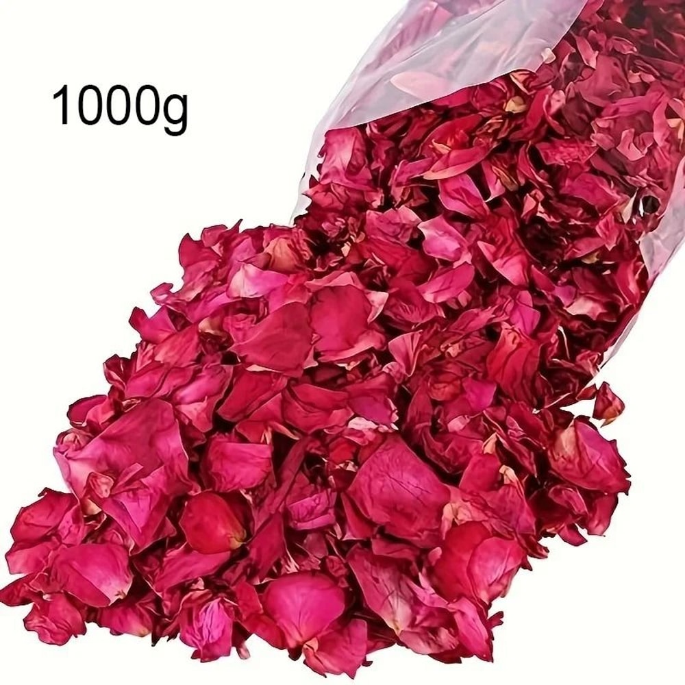 Natural Dried Rose Petals For Bath Aromatherapy Spa And Wedding Decor 3