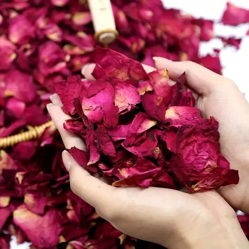 Natural Dried Rose Petals For Bath Aromatherapy Spa And Wedding Decor 4