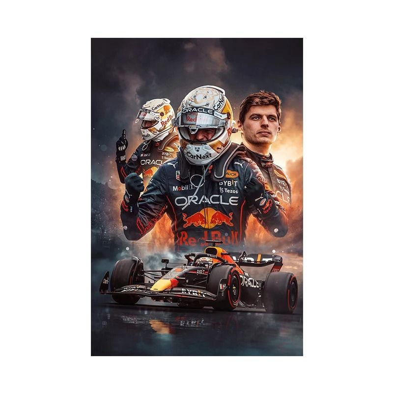Formula 1 Verstappen Racing Canvas Print Motorsport Wall Art Decor 0