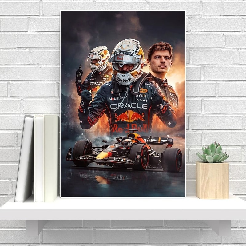 Formula 1 Verstappen Racing Canvas Print Motorsport Wall Art Decor 6
