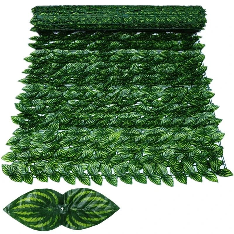 Artificial Ivy Privacy Fence Hedge Screen For Balcony Garden Wall Decor 3