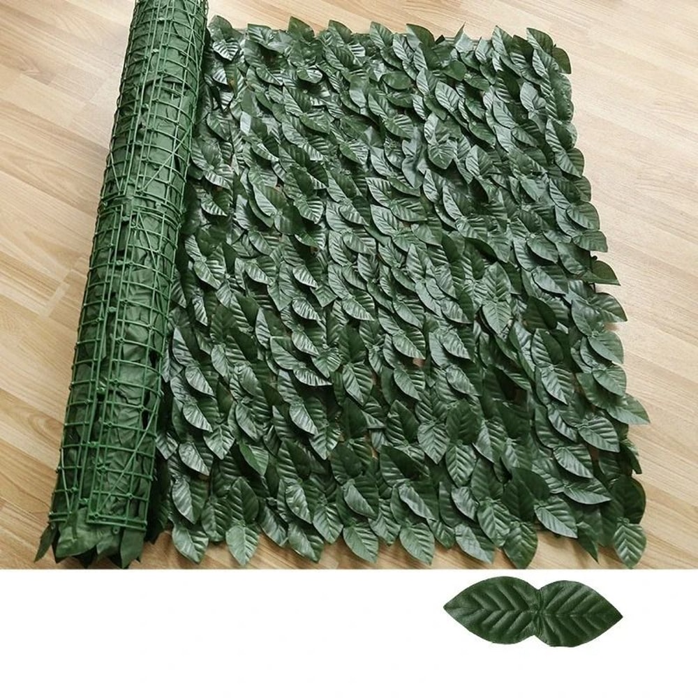 Artificial Ivy Privacy Fence Hedge Screen For Balcony Garden Wall Decor 10