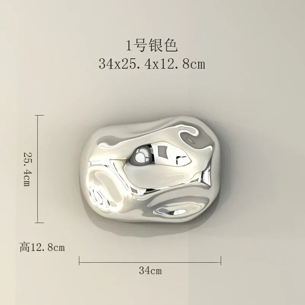 Modern Abstract Stone Wall Hanging Decor Minimalist Pendant Ornament 15