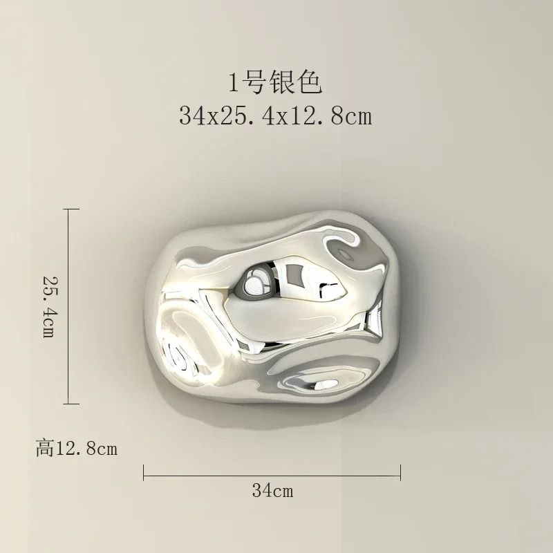 Modern Abstract Stone Wall Hanging Decor Minimalist Pendant Ornament 15