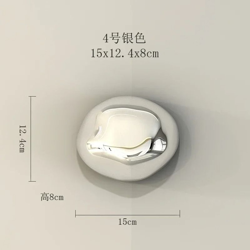 Modern Abstract Stone Wall Hanging Decor Minimalist Pendant Ornament 6