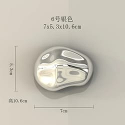 modern abstract stone wall hanging decor minimalist pendant ornament