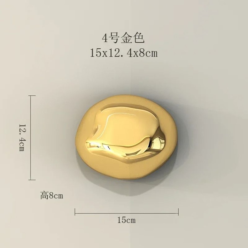 Modern Abstract Stone Wall Hanging Decor Minimalist Pendant Ornament 7