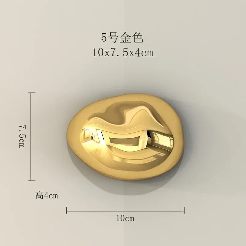 Modern Abstract Stone Wall Hanging Decor Minimalist Pendant Ornament 4