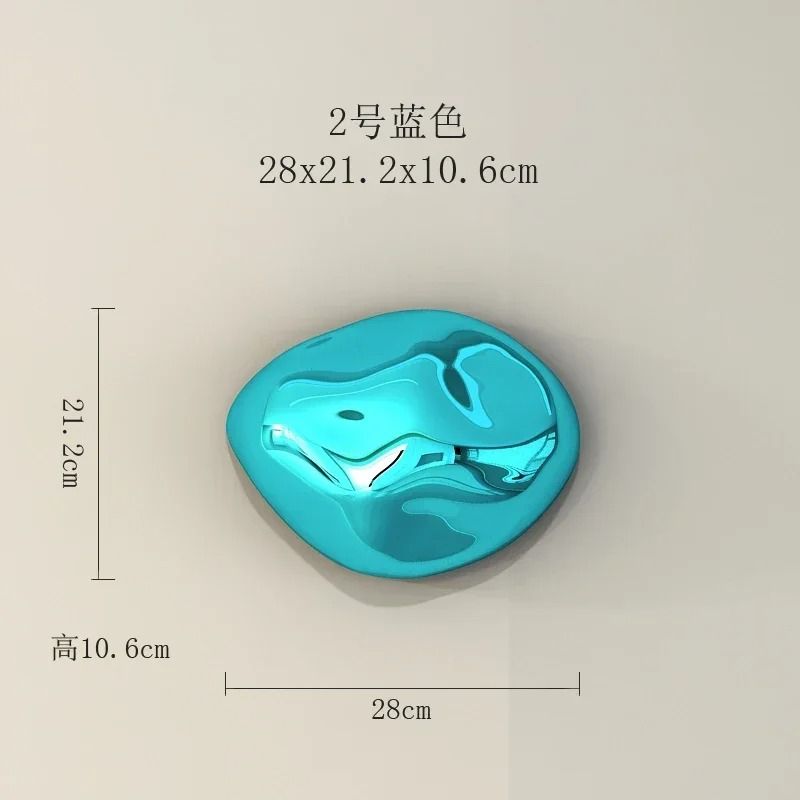 Modern Abstract Stone Wall Hanging Decor Minimalist Pendant Ornament 14