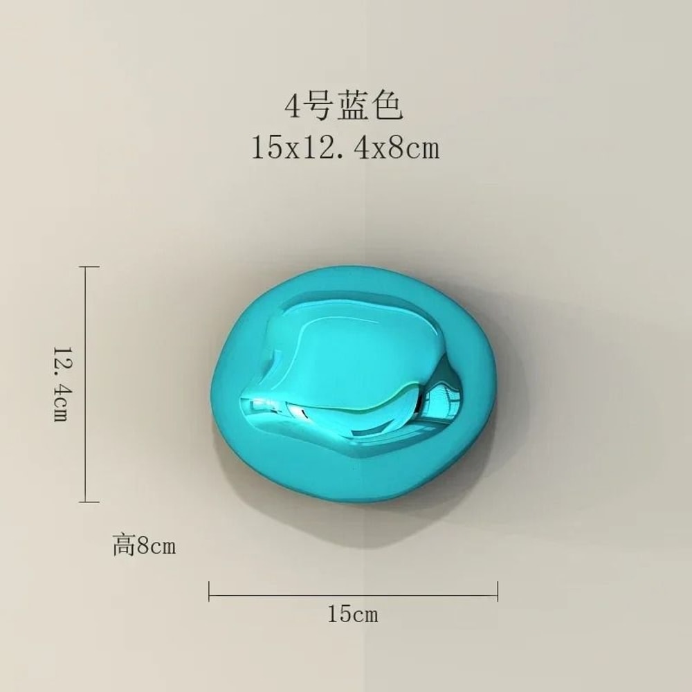 Modern Abstract Stone Wall Hanging Decor Minimalist Pendant Ornament 8