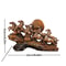 Feng Shui Eight Horses Resin Figurine Wealth Luck Home And Office Decor 5