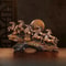 Feng Shui Eight Horses Resin Figurine Wealth Luck Home And Office Decor 6