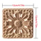 European Style Wood Corner Applique Floral Carved Furniture Trim 3