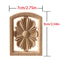 European Style Wood Corner Applique Floral Carved Furniture Trim 17