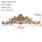 Rectangular Wood Carved Applique Panel Vintage Furniture Moulding Decor 9