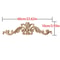 Upright Wood Carving Applique Strip Decorative Furniture Trim 14