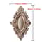 Upright Wood Carving Applique Strip Decorative Furniture Trim 2