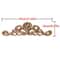 Upright Wood Carving Applique Strip Decorative Furniture Trim 4