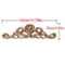 Upright Wood Carving Applique Strip Decorative Furniture Trim 6