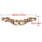 Upright Wood Carving Applique Strip Decorative Furniture Trim 8