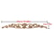 Upright Wood Carving Applique Strip Decorative Furniture Trim 17