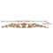 Upright Wood Carving Applique Strip Decorative Furniture Trim 18