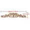 Upright Wood Carving Applique Strip Decorative Furniture Trim 21