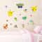 Pikachu Cartoon Wall Sticker Cute Anime Wall Decals For Kids Room 12