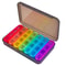 Portable Weekly Pill Organizer Travel Pill Case Medicine Storage Box 2