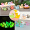 Luminous Mini Resin Duck Figurines Set For Fairy Garden And Micro Landscape Decor 2