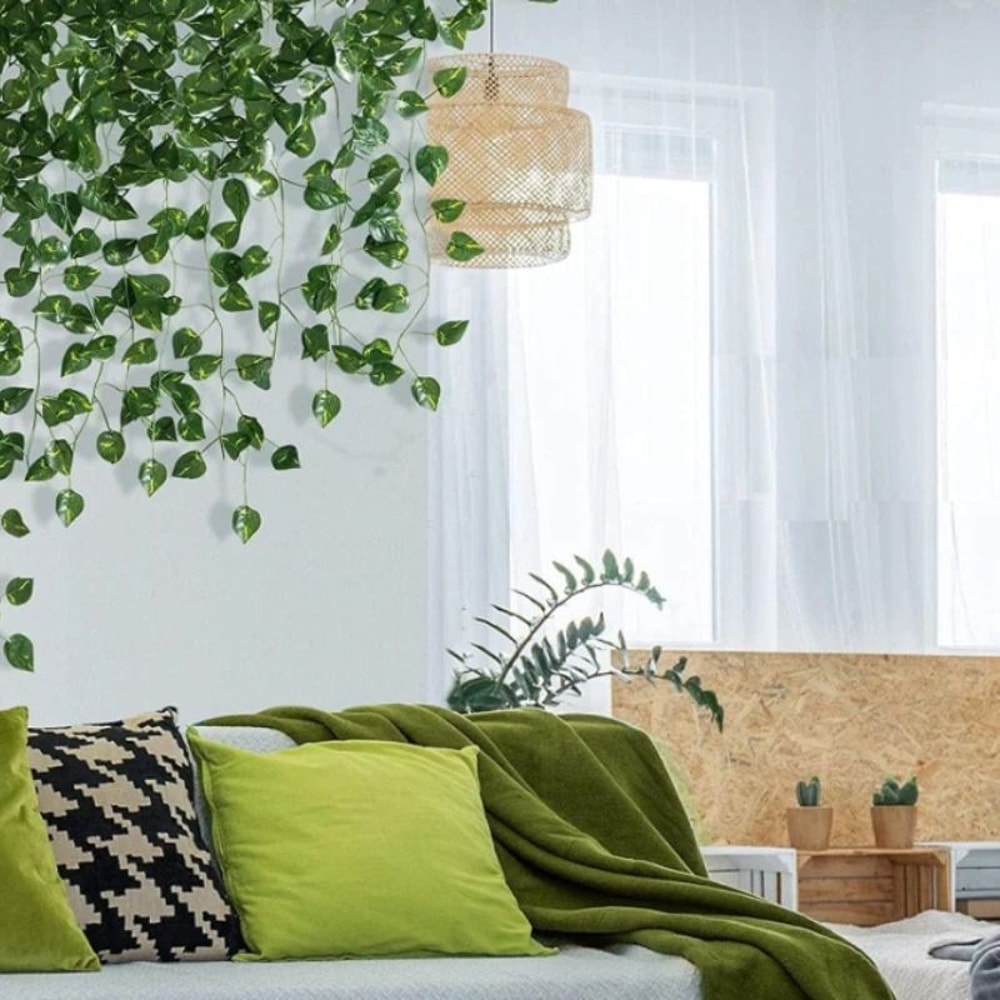 Artificial Ivy Garland Hanging Fake Plant Vines For Wall Decor 6
