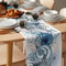 Coastal Ocean Linen Table Runner Beach Theme Dining Decor 6